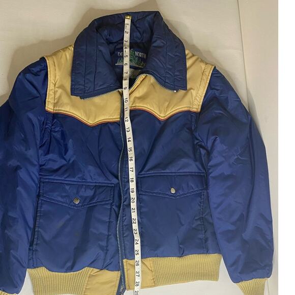 Vintage DEEP NORTH Jacket for kids Size M Blue/Beige - Picture 2 of 4